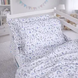 Підковдра MirSon Ranforce Elite Tiny Unicorn blue 110х140 см (2200012579206) - мініатюра 3