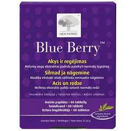 Вітаміни для очей New Nordic Blue Berry 60 таблеток