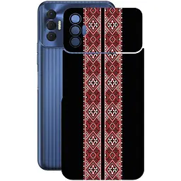 Защитная пленка StatusSKIN для Tecno Spark 8p KG7n Корпус Винил Вышиванка 3