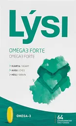 Омега-3 Lysi Forte капсули 1000 мг №64 3 упак. - мініатюра 2