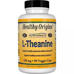 Теанін Healthy Origins 100 мг 90 гелевих капсул
