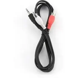 Кабель-перехідник звуковий Cablexpert 3.5 мм M - 2xRCA M 5 м чорний (CCA-458-5M)