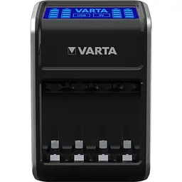 Зарядний пристрій для акумуляторів Varta LCD PLUG CHARGER +4*AA 2100 mAh (57687101441) - мініатюра 2