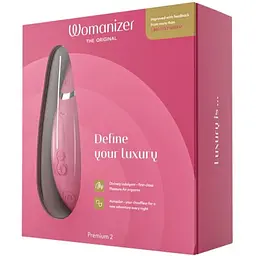 Вакуумний стимулятор Womanizer Premium 2 - Raspberry - мініатюра 8