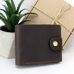 Подарунковий набір чоловічий Handycover №40 (коричневий) ремінь і портмоне - мініатюра 2