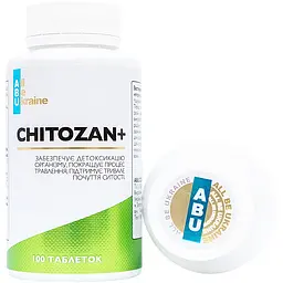 Комплекс All be Ukraine Chitozan+ для покращення обміну речовин з хітозаном та хромом 100 таблеток (ABU-01040) - мініатюра 4
