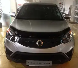 Дефлектор капоту мухобійка для Ssang Yong Korando 2013-