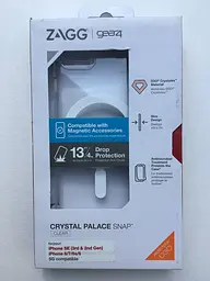 Чохол прозорий протиударний Gear4 Crystal Palace MagSafe для Apple iPhone iPhone 7/8/SE 2020/2022 - мініатюра 7