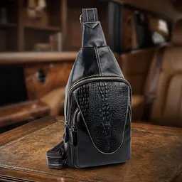Сумка чоловіча на плечі 14760 Vintage чорна