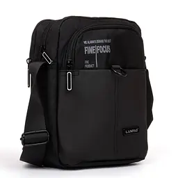 Чоловіча сумка-планшет Lanpad чорний (LAN65318 black)