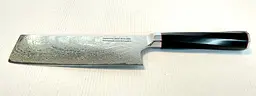 Ніж кухонний-сокир 17 см Damascus DK-AK 3005 AUS-10 дамаська сталь 73 шари - мініатюра 2
