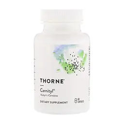 Амінокислота Thorne Research Ацетил-L-карнітин, Carnityl, 60 капсул (THR-52002)