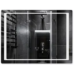 Дзеркало Kroner KRM Spiegel HR2 - 10070 з LED-підсвічуванням та антизапітнінням (CV030035)