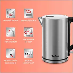 Електрочайник Tefal Bronx KI513D10 [117920] - мініатюра 7