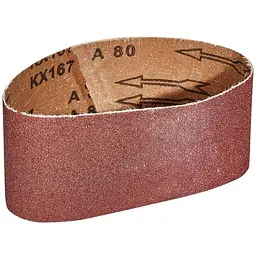 Стрічка шліфувальна Vitals 75x457 мм з. 80, 10 шт. коричнева (173573) - мініатюра 2