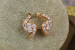 Сережки Xuping Jewelry Рівновага 1,7 см золотисті - мініатюра 2