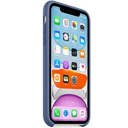 Чохол Silicone case AAA для Apple iPhone 11 Pro Max 6.5" Синій / Linen Blue - мініатюра 2
