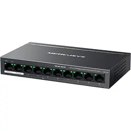 Комутатор Mercusys 10-портовий 10/100 Мбіт/с ( 8 портів PoE +) Mercusys, MS110P (MS110P)