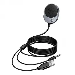 Аудіоресивер HOCO E150 Path car AUX Bluetooth receiver з кабелем (BT5.4, 1.5m) - мініатюра 2
