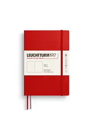 Блокнот Leuchtturm1917, Середній, М'яка обкладинка, Cherry, Чисті аркуші (373993)