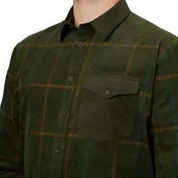Сорочка Harkila Kaldfjord corduroy check shirt XXL Willow green - мініатюра 5