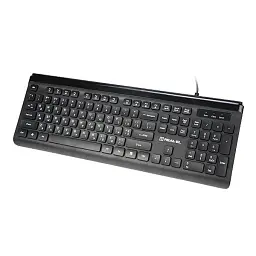 Клавіатура REAL-EL 7085 Comfort Black (EL123100032) - мініатюра 2