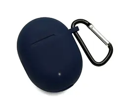 Чохол-накладка DK Silicone Candy Friendly з карабіном для Google Pixel Buds 2 (011407) (dark blue) - мініатюра 2