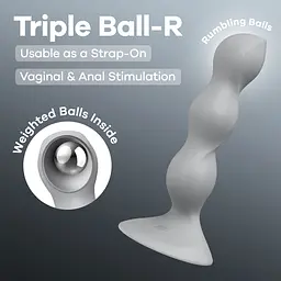 Анальний стимулятор-намистини Satisfyer Triple Ball-R - мініатюра 2