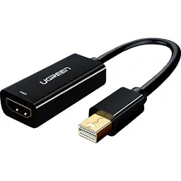 Перехідник Mini DisplayPort M to HDMI F 1080p MD112 black Ugreen (10461)