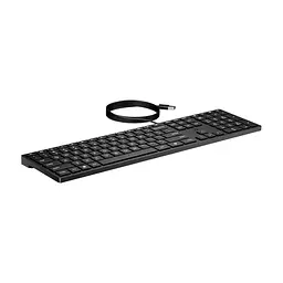 Клавіатура HP 320K USB UA Black (9SR37UT) - мініатюра 4