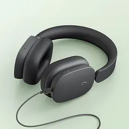 Бездротові навушники Baseus H1 Bowie Noise-Cancelling Wireless Headphones, BT5.2, 400mAh, ANC, SBC, AAC, 70h, (NGTW230002) grey - мініатюра 6