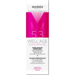 Флюїд-коректор вікових плям Meddis Well Age Menopause 30 мл - мініатюра 2
