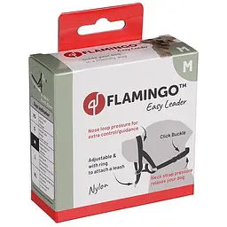 Flamingo Easy Leader M фламинго із легким лідером намордник для корекції поведінки собак лабрадор доберман ретривер