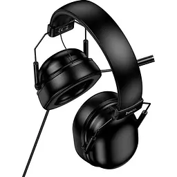 Ігрові навушники Hoco W113 Black - мініатюра 5