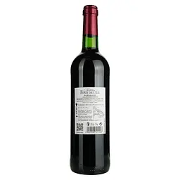 Вино Chateau Fond De L'ile Bordeaux, червоне, сухе, 0,75 л - мініатюра 4