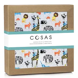 Пелюшки фланелеві Cosas Africa 80х100 см, теракотові