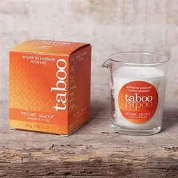 Масажна свічка Taboo Peche Sucre від Ruf