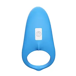 Ерекційне кільце B - Series Joy Shark, 6 см (синій) - мініатюра 4