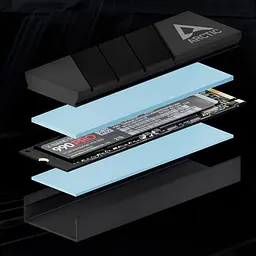 Радіатор Arctic M.2 M2 Pro, Black ACOTH00001A - мініатюра 6
