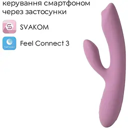 Вібратор-кролик із перлинною стимуляцією точки G Svakom Trysta Neo Violet - мініатюра 2