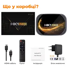 Смарт ТВ приставка HK1 X4S 4/128Gb Amlogic S905X4 Android 11.0 - мініатюра 3