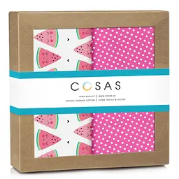 Багаторазові пелюшки дитячі WATERMELON 2шт COSAS (4822052127810)