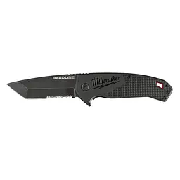 Ніж складний HARDLINE Serrated MILWAUKEE з серейторним лезом 75мм