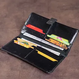 Чоловічий шкіряний гаманець SHVIGEL 19,5х9,5х1 см acs0016056 - мініатюра 9