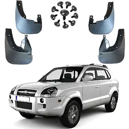 Бризковики для Hyundai Tucson (JM) 2004-2010 Комплект 4 шт