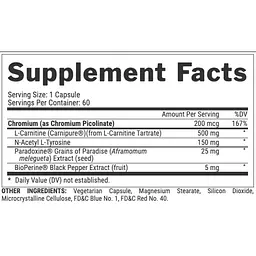 Комплекс для схуднення Nutrex Research Lipo 6 Black UC Stim-Free 60 капсул - мініатюра 3