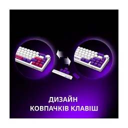 Клавіатура Lorgar KBP70MW Pro RGB Wireless/Bluetooth/USB UA Black/Red (LRG-KBP70MW-BK-US) - мініатюра 9