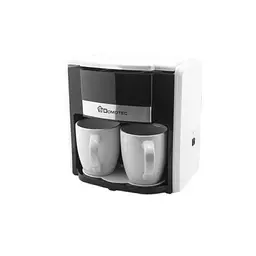 Краплинна кавоварка Domotec MS-0706 з 2 чашками Біла - мініатюра 3