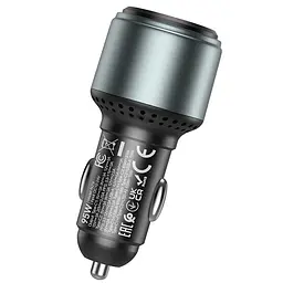 АЗП Hoco NZ9 Galloper 95W (1USB-A/2C) Black - мініатюра 7
