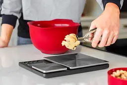 Ваги кухонні KitchenAid Measuring з подвійною платформою срібні (KQ909G) - мініатюра 8